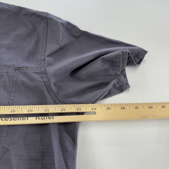 Carhartt Scrub‎ Shirt Mens Medium Blue Grey Medical Workwear Utility Healthcare - Picture 7 of 7